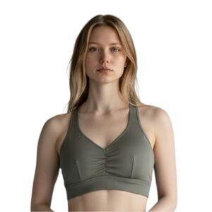 Alo Yoga Wild Thing Bra Army Green Size Small | New Without Tags